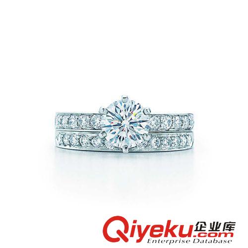 gf鉆飾品區 T家同款進口高碳鉆戒 情意綿綿結婚情侶對戒 s925銀飾 廠家批發原始圖片3