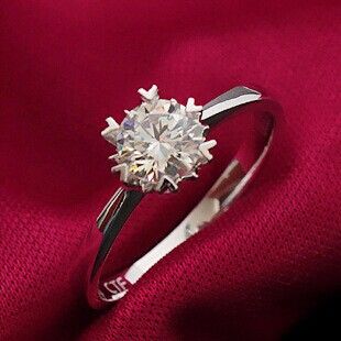 gf鉆飾品區 T家同款進口高碳鉆戒 情意綿綿結婚情侶對戒 s925銀飾 廠家批發