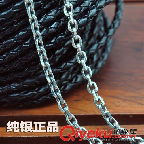 配件區(qū) 925純銀男女士項(xiàng)鏈 進(jìn)口泰銀 復(fù)古 個(gè)性時(shí)尚金剛鏈 百搭時(shí)尚銀飾