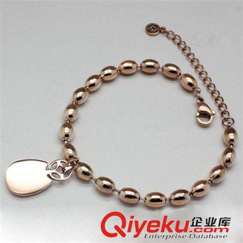 鈦鋼玫瑰金手鏈  時尚可愛招財龍貓手鏈鍍18K玫瑰金色彩金女時尚鈦鋼韓版飾