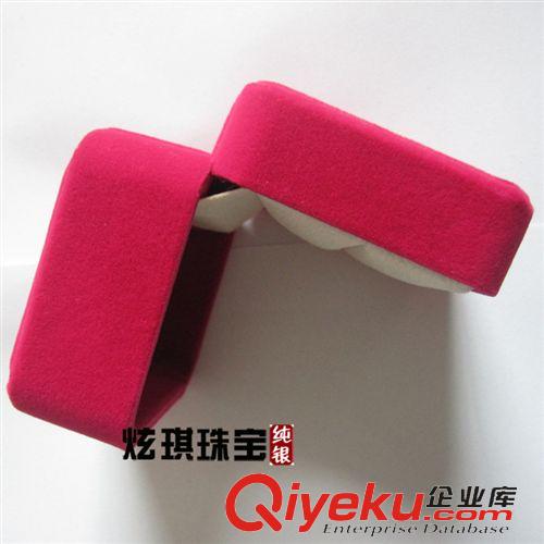 首飾盒 炫琪飾品 gd絨布戒指盒子 tj批發全網{zd1}價格 情人節禮品盒
