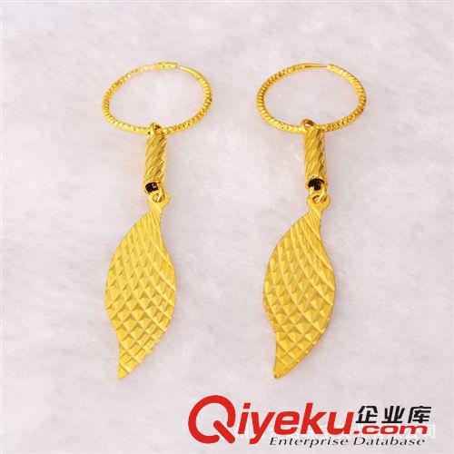 12月新款 24K鍍金首飾 24K鍍金耳墜 久不掉色 展銷會熱銷貨源 金店同款飾品原始圖片3