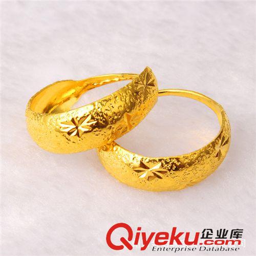 11月新款 24K鍍金首飾 24K鍍金耳環(huán) 久不掉色 韓版時尚 地攤貨源 沙金飾品原始圖片2