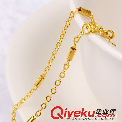 24K鍍金項(xiàng)鏈 24K鍍金首飾 千足金項(xiàng)鏈 久不掉色 展銷(xiāo)會(huì)熱銷(xiāo)外貿(mào)仿真飾品土豪金原始圖片2