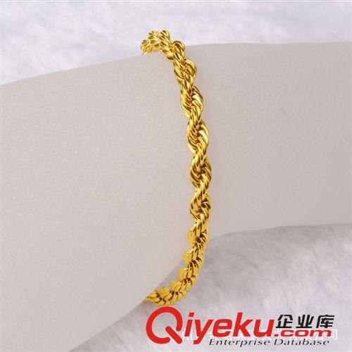 24K鍍金手鏈 缺貨勿拍 24K鍍金首飾 24K鍍金手鏈 久不退色 黃銅鍍金 仿金飾品