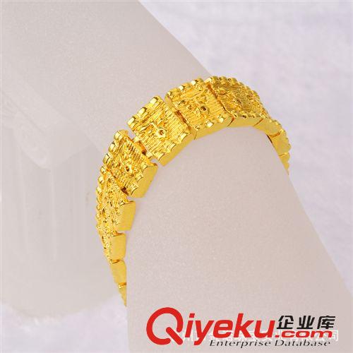 24K鍍金手鏈 24K鍍金首飾 24K鍍金手鏈 久不退色 gd飾品 歐美女士手鏈批發(fā)