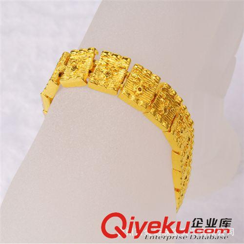 24K鍍金手鏈 缺貨勿拍 24K鍍金首飾 24K鍍金手鏈 久不退色 黃銅鍍金 仿金飾品原始圖片2