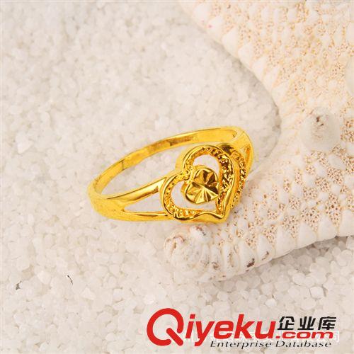 24K鍍金戒指 24K鍍金首飾 24K鍍金戒指 持久不褪色 gd時(shí)尚新款 女士鍍金指環(huán)