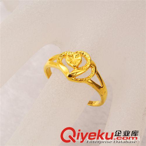 24K鍍金戒指 24K鍍金首飾 24K鍍金戒指 持久不褪色 真空電鍍沙金飾品 gd新款原始圖片3