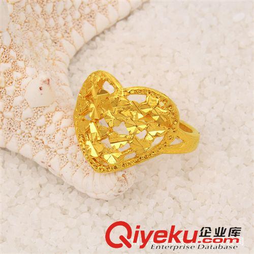 24K鍍金戒指 24K鍍金首飾 24K鍍金戒指 久不掉色 真空電鍍 仿金飾品 廠家直銷