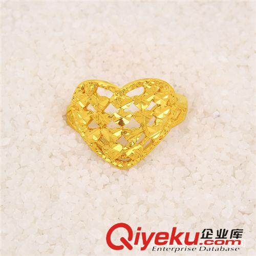 24K鍍金戒指 24K鍍金首飾 24K鍍金戒指 久不掉色 真空電鍍 仿金飾品 女士新款原始圖片3