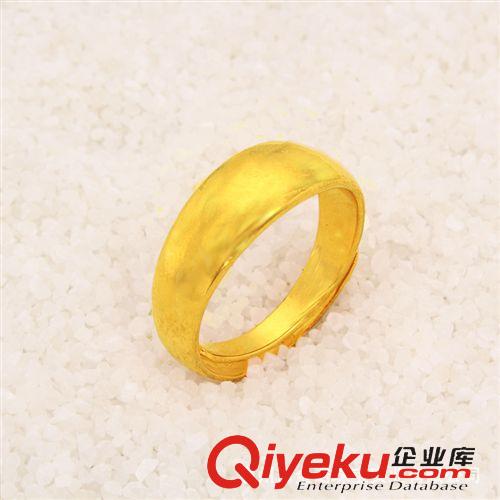24K鍍金戒指 24K鍍金首飾 24K鍍金戒指 久不褪色 仿真金地?cái)傦椘穏d時(shí)尚指環(huán)原始圖片2