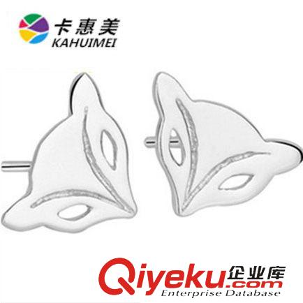 S925純銀 — 耳飾 情人節(jié)禮物 925純銀貓耳釘 女 時尚韓版耳飾 防過敏可愛純銀品