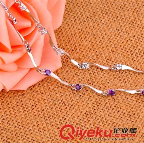 S925純銀 — 腕飾 情人節(jié)禮物 925純銀手鏈 女士時(shí)尚 竹節(jié)手鏈 首飾品 生日禮物原始圖片3
