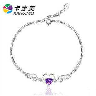 S925純銀 — 腕飾 情人節(jié)禮物S925純銀心扉手鏈多層 女款韓版時尚銀首飾品批發(fā)