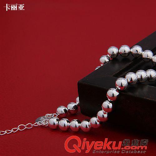 手鐲 飾品批發(fā) 時尚韓版女式手鐲 經(jīng)典光身珠串珠手鏈 廠家直銷原始圖片2
