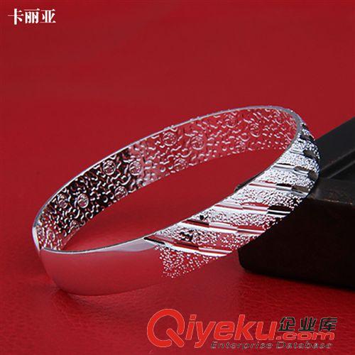 手鐲 爆款卡麗亞飾品批發 時尚韓版千足銀手鐲 經典華美流星手環手飾