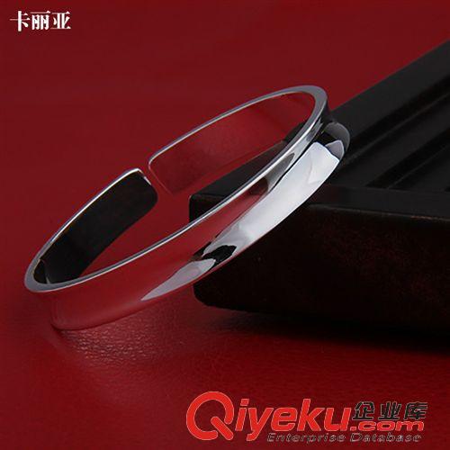 手鐲 海豐梅隴飾品批發 時尚韓版銀手鐲 新款凹面手鐲手環廠家直銷