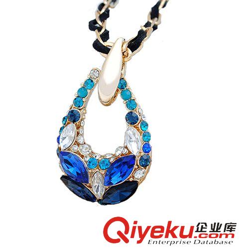 毛衣鏈 韓版項(xiàng)鏈麥穗歐美時(shí)尚長(zhǎng)款毛衣鏈批發(fā) 韓版復(fù)古gd水晶毛衣鏈原始圖片2