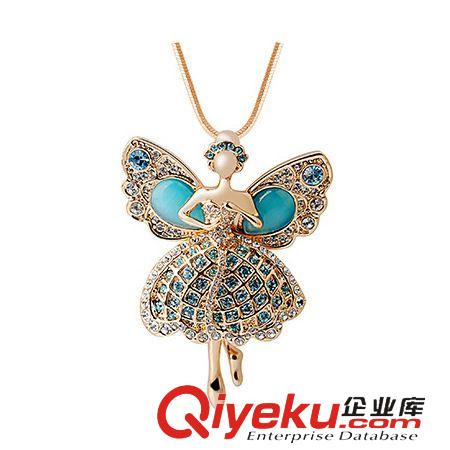 毛衣鏈 時尚長款歐美飾品小精靈毛衣鏈項鏈 韓版復古 gd飾品代發批發原始圖片2