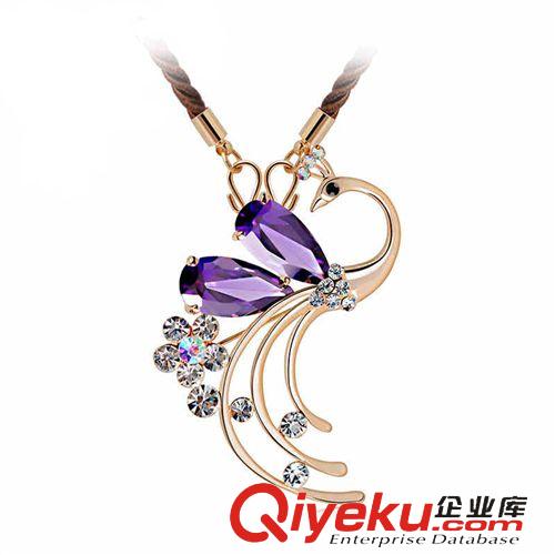毛衣鏈 韓國新款時尚gd毛衣鏈飾品水晶毛衣鏈批發  超長保色-花之戀