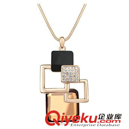 毛衣鏈 韓版水晶毛衣鏈時(shí)尚百搭長流蘇毛衣項(xiàng)鏈女配飾批發(fā)一件代發(fā)首飾原始圖片2