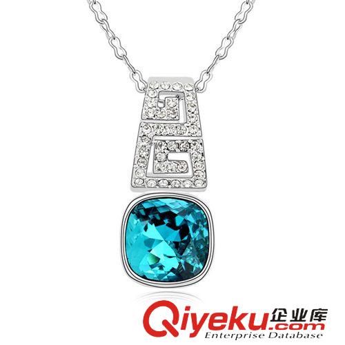 項(xiàng)鏈 歐美gd項(xiàng)飾品批發(fā) 韓國時(shí)尚吊墜幾何水晶項(xiàng)鏈--{dj2}記憶-熱銷原始圖片2