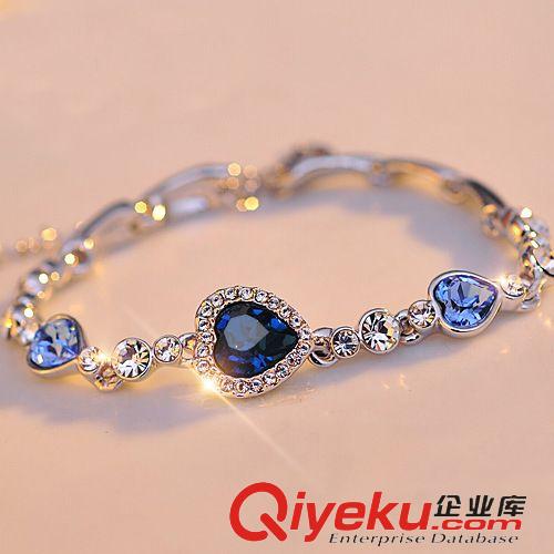 項鏈 歐美gd項飾品批發(fā) 韓國時尚吊墜幾何水晶項鏈-女神之淚