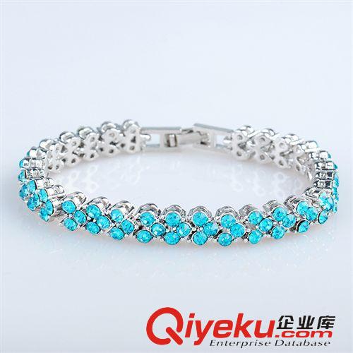 手鏈/手鐲 水晶手鐲 歐美飾品水晶鐲子 鍍金手飾奧地利鑲鉆手鐲