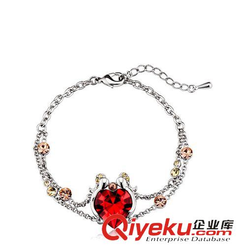 手鏈/手鐲 水晶手鏈--布拉格戀人 新款飾品 水晶手鏈 韓版首飾
