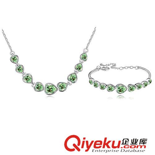 套裝 韓版新款時(shí)尚復(fù)古飾品 三件套 歐美水晶飾品套裝--心念