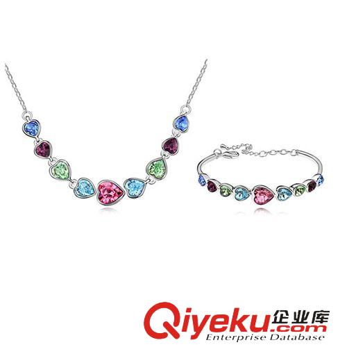 套裝 韓版新款時(shí)尚復(fù)古飾品 三件套 歐美水晶飾品套裝--心念