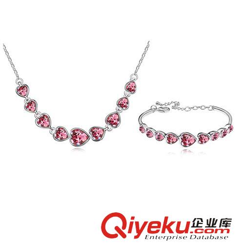 套裝 韓版新款時(shí)尚復(fù)古飾品 三件套 歐美水晶飾品套裝--心念