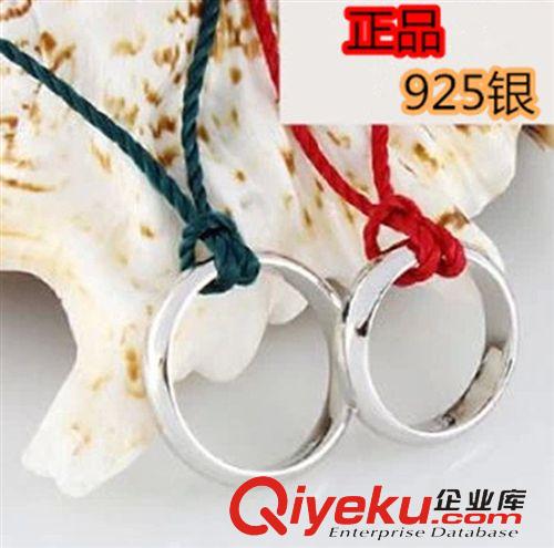 戒指 925純銀鍍金金戒指 男女光面指環(huán)情侶掛墜可定制18K鉑金鉑金950原始圖片2