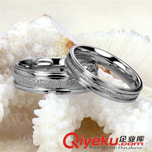鈦鋼(不銹鋼)首飾 生產(chǎn)批發(fā) 新款珍珠沙情侶戒指 廠價直批 小額批發(fā) 瑞麗手飾GJ094