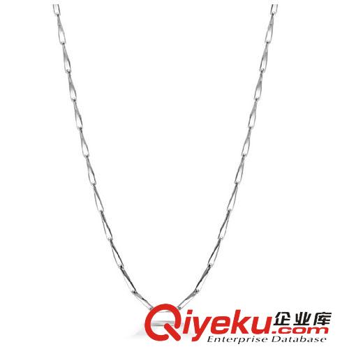 純銀項(xiàng)鏈 韓國(guó)飾品 S925純銀飾品批發(fā) 女款單鏈 外貿(mào)天熱賣百搭瓜子鏈L004