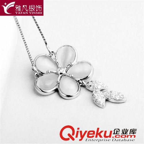 套鏈區 雅凡銀飾雅凡銀飾 925純銀飾品批發 優雅百搭 花之露銀飾品吊墜
