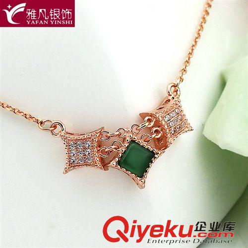 套鏈區(qū) 雅凡銀飾 925純銀飾品 批發(fā) 時(shí)尚韓版首飾 女款吊墜  廠家直銷