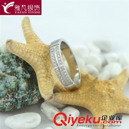 戒指區 雅凡銀飾2015新款正品韓國時尚925純銀戒指 女款潮人飾品廠家批發原始圖片3