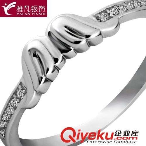 戒指區 雅凡銀飾 2015新款正品韓國時尚925純銀戒指 廠家批發 女戒原始圖片2