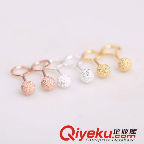 純銀耳飾專區(qū) s925純銀耳釘批發(fā) 磨砂彎鉤泡釘小耳釘 養(yǎng)護耳朵 基礎(chǔ)款原始圖片2