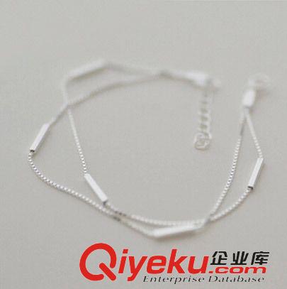 純銀手鏈專區(qū) 925純銀手鏈批發(fā) 女 可愛小鈴鐺銀手鏈 時尚韓版手鏈 韓國銀飾品