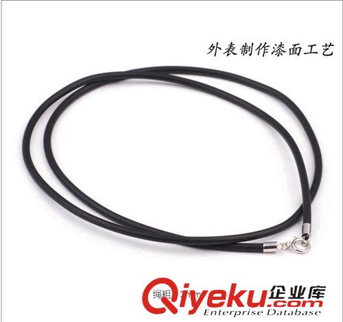 配件專區 批發 925純銀項鏈 黑色皮繩 925純銀扣接頭 粗細鎖骨掛繩件 鏈子原始圖片3