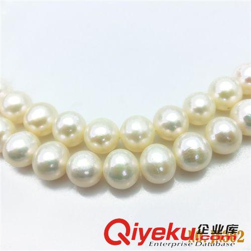 珍珠項鏈 pearl jewelry專業(yè)飾品加工9-10mm近圓珍珠項鏈批發(fā)外貿(mào)熱銷貨源