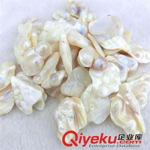 藥用珠,珍珠粉 小額批發天然淡水異形珍珠散珠原料 磨粉珍珠 飾品鑲嵌 中藥材原始圖片2