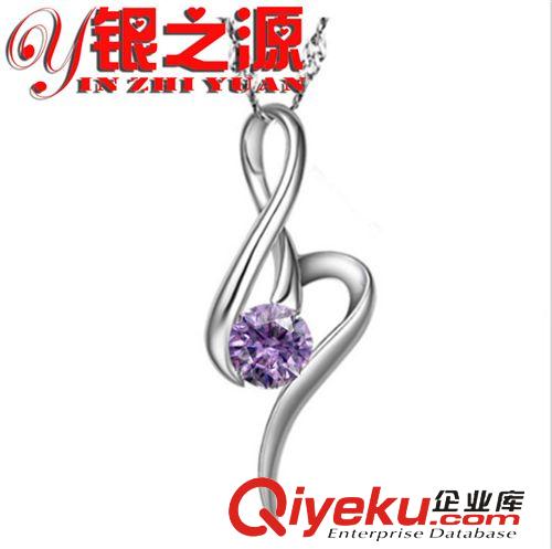 吊墜 925純銀項鏈女小馬木馬本命年生肖吊墜鎖骨鏈銀飾品馬年廠家批發