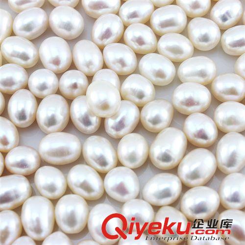 珍珠散珠-The pearl disperses 卓偉珍珠 tr淡水珍珠散珠8-9mm 米型散珠帶點羅紋 140126