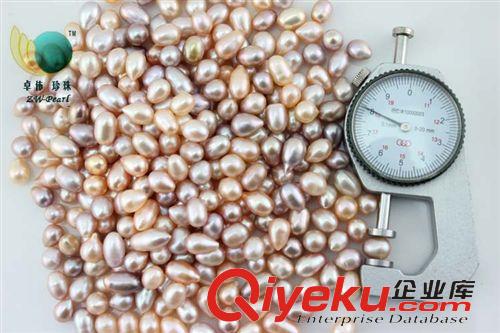 珍珠散珠-The pearl disperses 卓偉珍珠 淡水珍珠AAA級8mm 米型原料散珠現(xiàn)加工用 140139