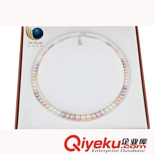 珍珠項鏈-Pearl necklace 項飾項鏈 珍珠項鏈 項 圈沖頭7-8 珍珠飾品 地攤創(chuàng)業(yè)0826珍珠批發(fā)