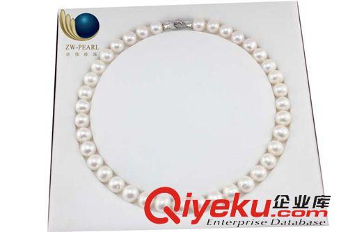 珍珠項(xiàng)鏈-Pearl necklace 批發(fā)淡水珍珠 近圓項(xiàng)鏈 地?cái)傌浽?塔型4.5-8mm混彩 項(xiàng)飾140605